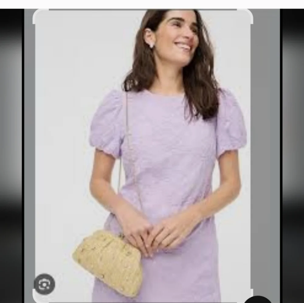 J. Crew Lavender Mini Dress with Puff Sleeves - Picture 4 of 14